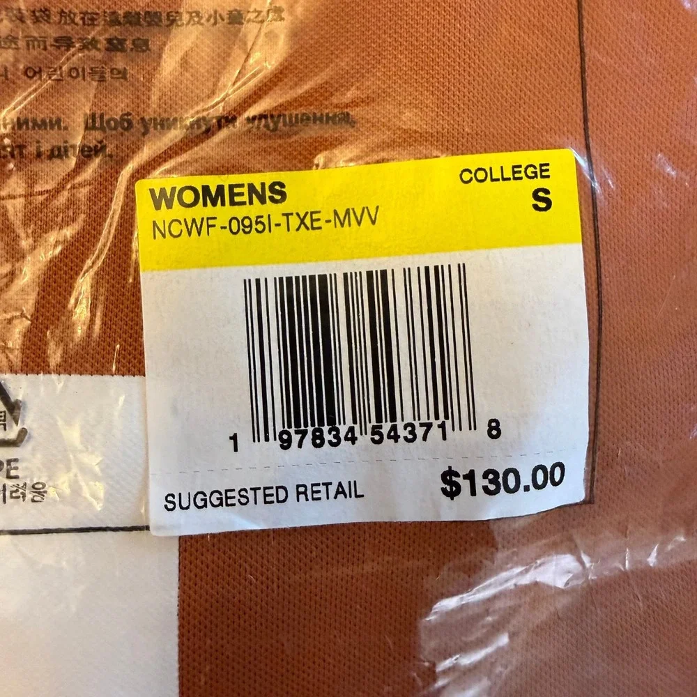 Nike Texas Longhorns #1 Womens Game Jersey Texas Orange Small NWT DriFit